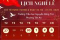 Lịch nghỉ lễ 30/4 và 1/5